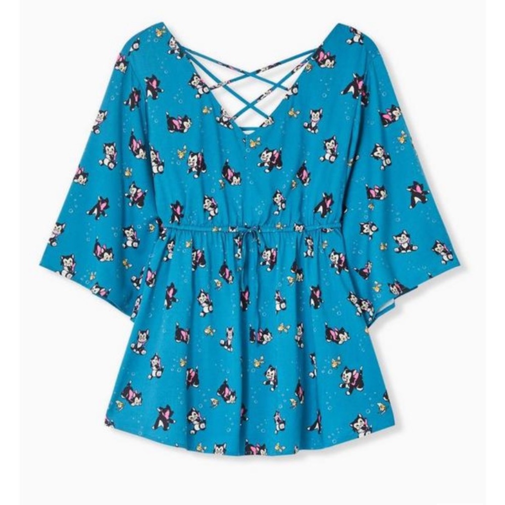 NWOT Torrid Disney Figaro Top